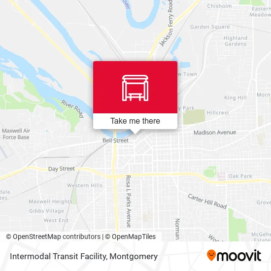 Mapa de Intermodal Transit Facility