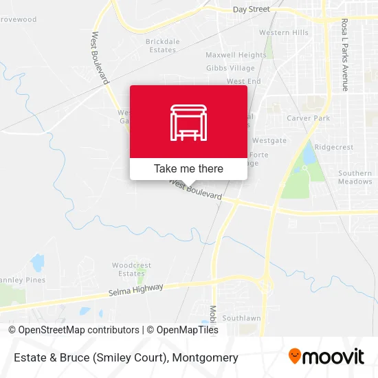 Estate & Bruce (Smiley Court) map