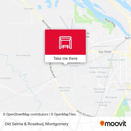 Mapa de Old Selma & Rosebud