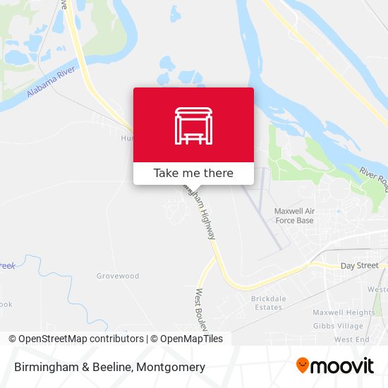 Birmingham & Beeline map