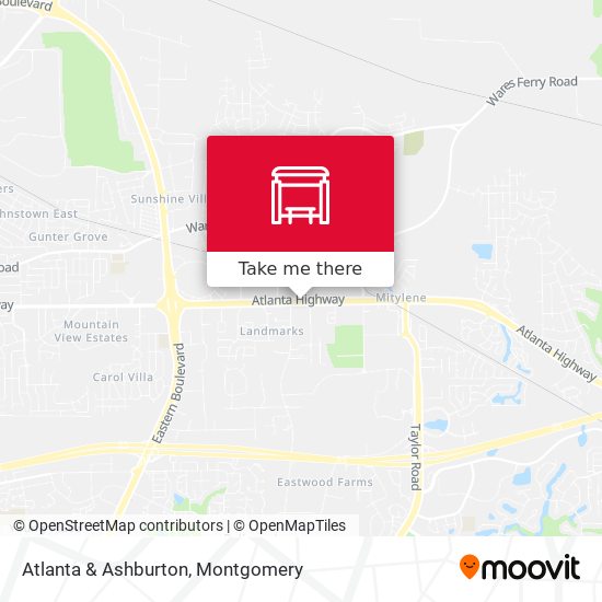 Mapa de Atlanta & Ashburton
