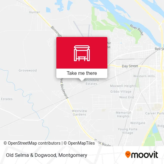 Old Selma & Dogwood map
