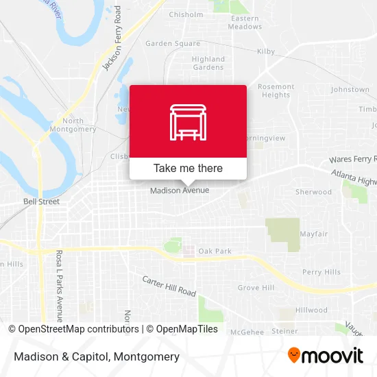 Mapa de Madison & Capitol