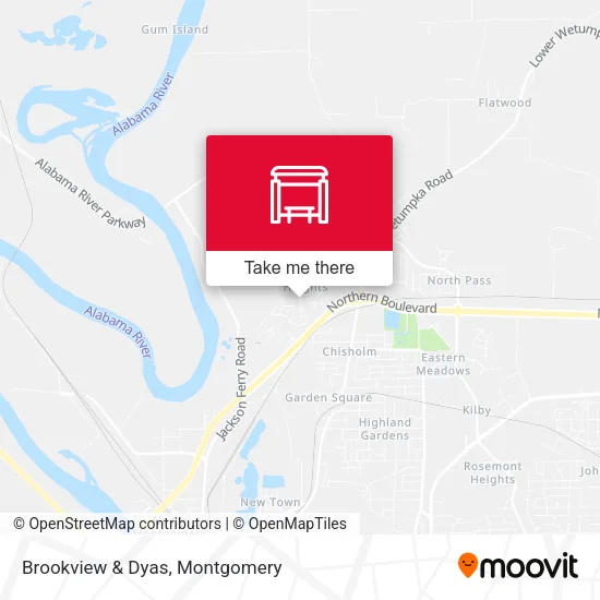 Brookview & Dyas map