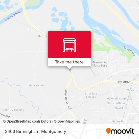 3400 Birmingham map