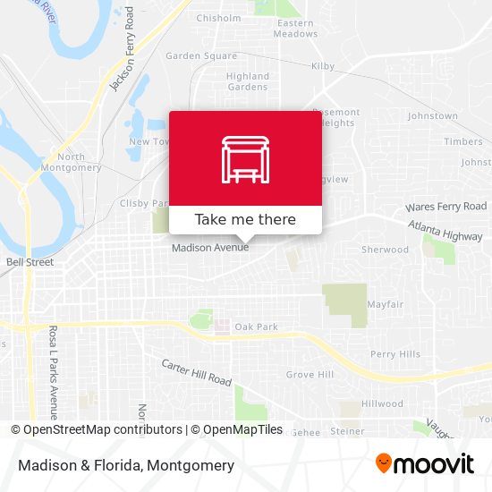 Madison & Florida map