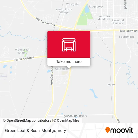 Green Leaf & Rush map