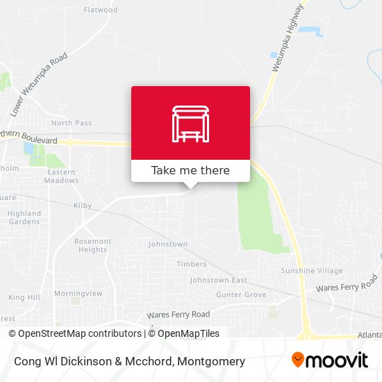 Mapa de Cong Wl Dickinson & Mcchord