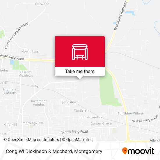 Mapa de Cong Wl Dickinson & Mcchord