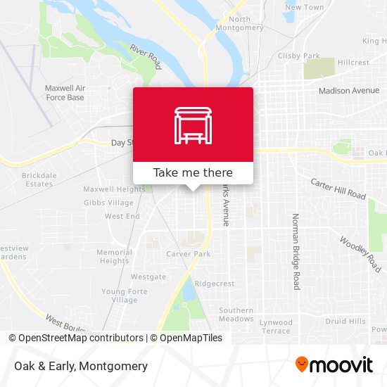 Mapa de Oak & Early