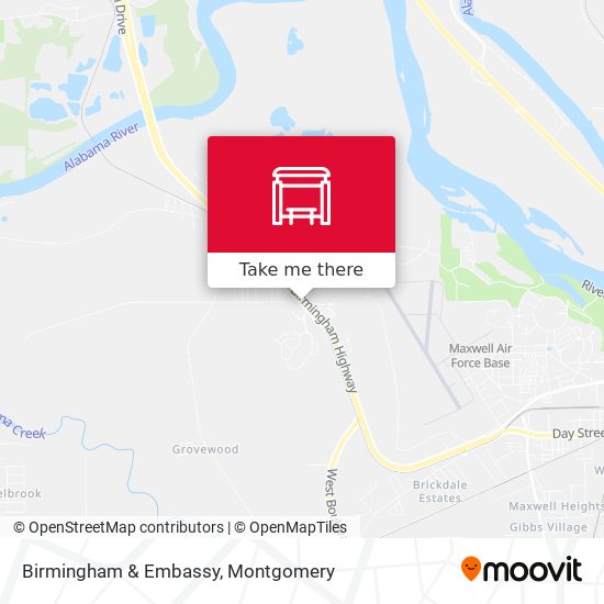 Birmingham & Embassy map