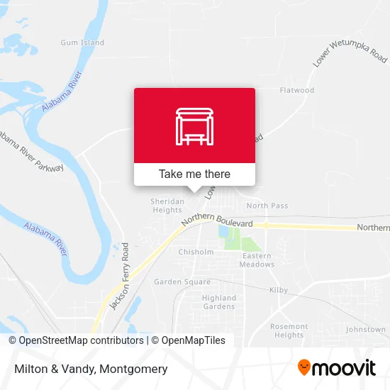 Milton & Vandy map