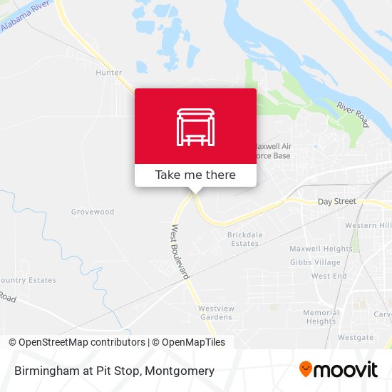 Birmingham at Pit Stop map