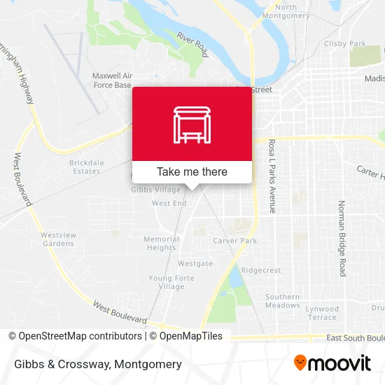 Gibbs & Crossway map