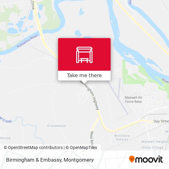 Birmingham & Embassy map