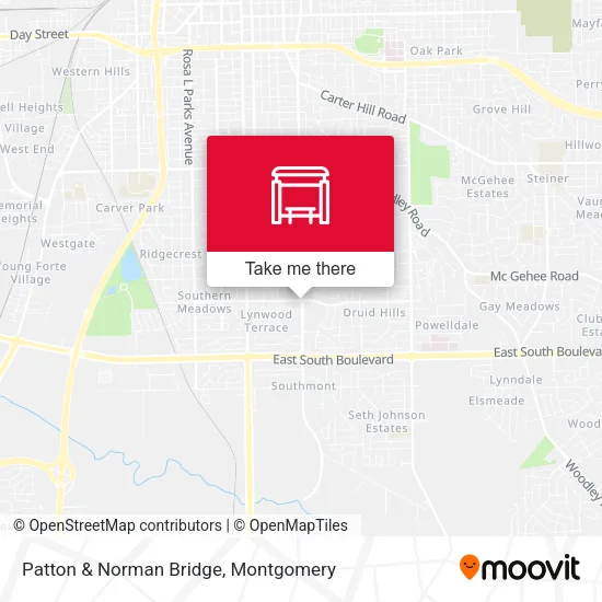 Patton & Norman Bridge map
