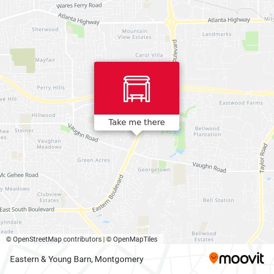 Eastern & Young Barn map