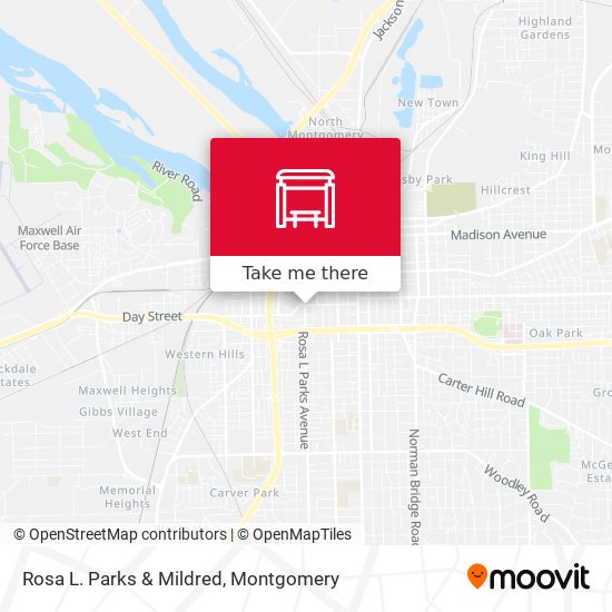 Rosa L. Parks & Mildred map