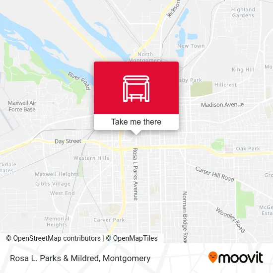 Rosa L. Parks & Mildred map