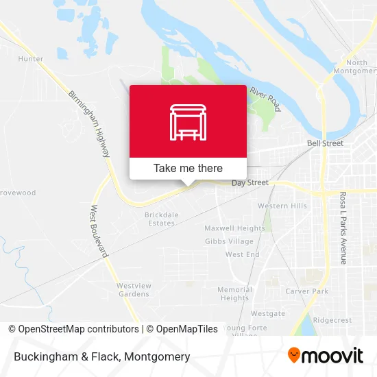 Buckingham & Flack map