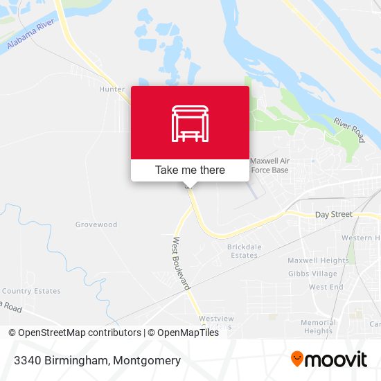 3340 Birmingham map