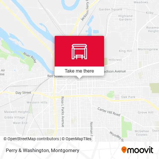 Perry & Washington map