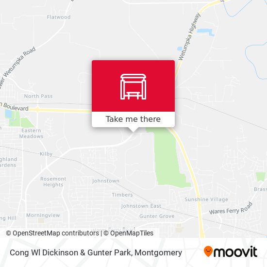 Cong Wl Dickinson & Gunter Park map