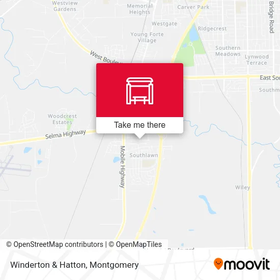 Winderton & Hatton map
