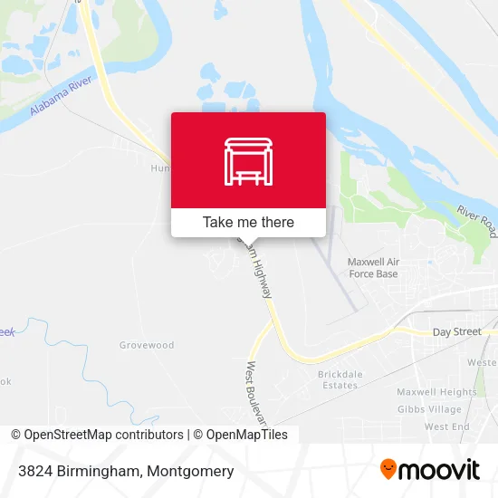 3824 Birmingham map