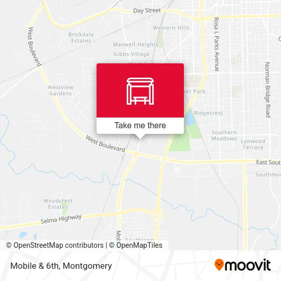 Mapa de Mobile & 6th