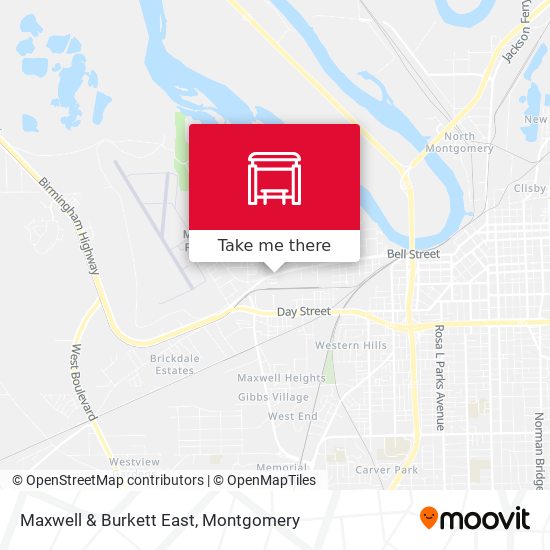 Maxwell & Burkett East map
