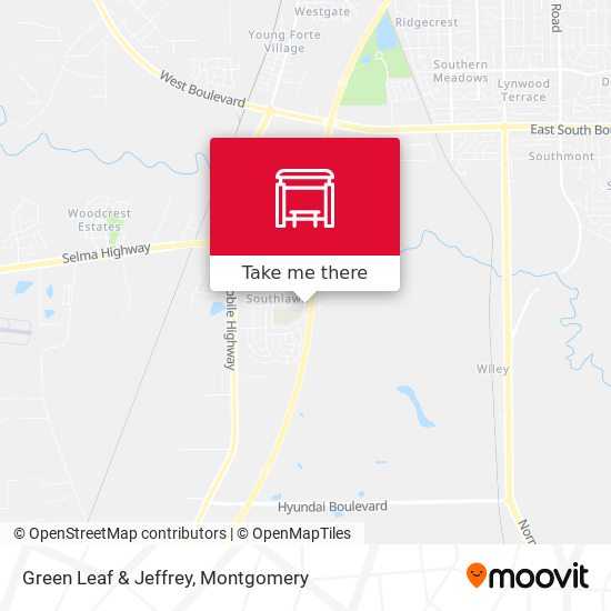 Green Leaf & Jeffrey map