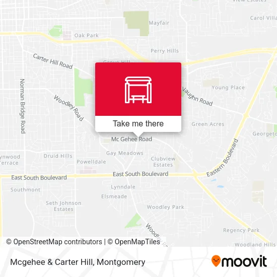 Mcgehee & Carter Hill map