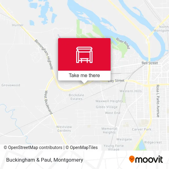 Buckingham & Paul map