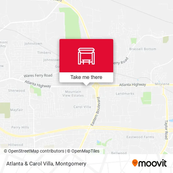 Atlanta & Carol Villa map
