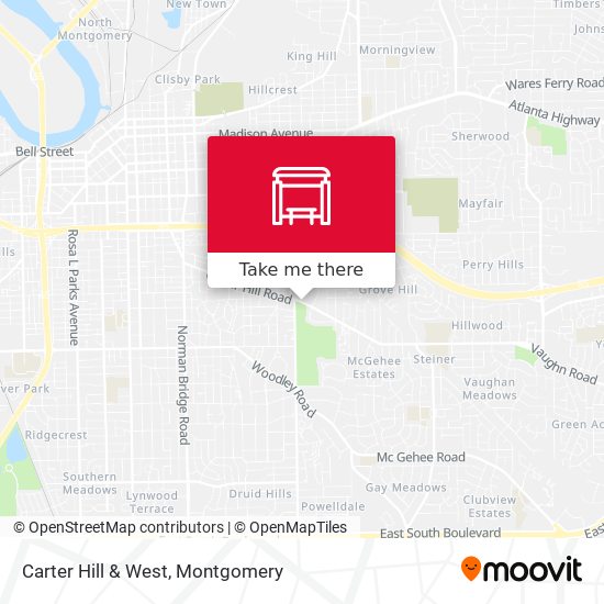 Mapa de Carter Hill & West