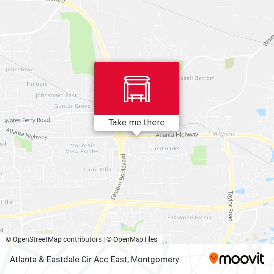 Mapa de Atlanta & Eastdale Cir Acc East