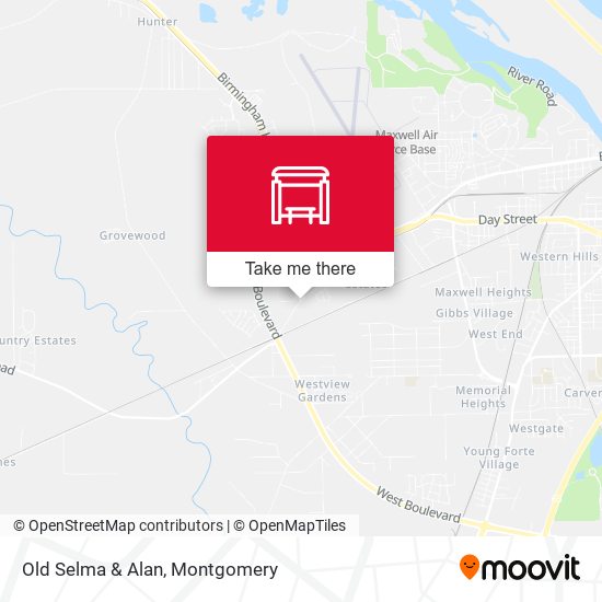 Old Selma & Alan map