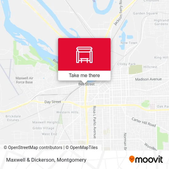 Maxwell & Dickerson map