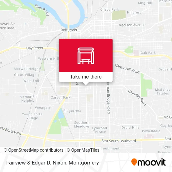 Fairview & Edgar D. Nixon map
