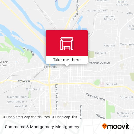 Commerce & Montgomery map