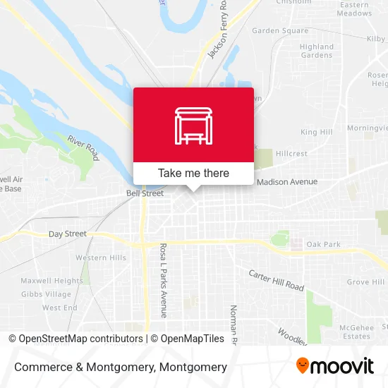 Commerce & Montgomery map