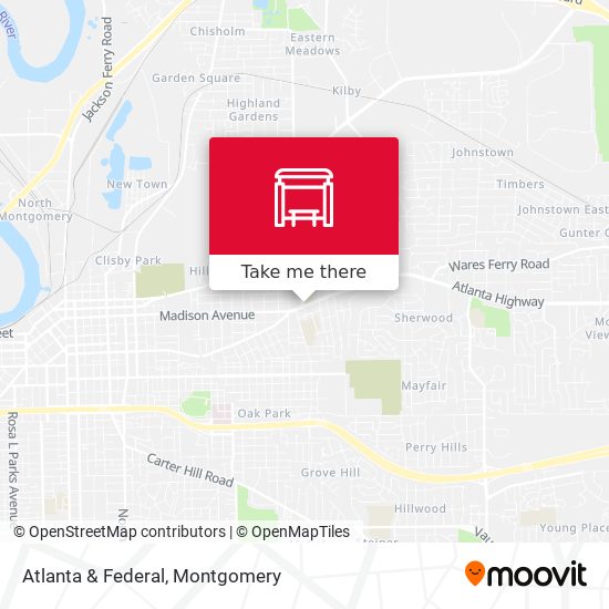 Mapa de Atlanta & Federal