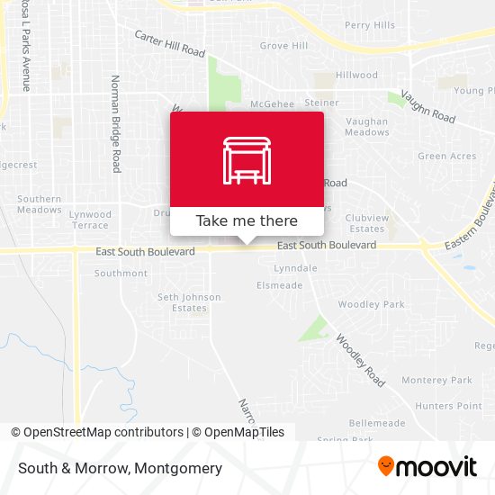 South & Morrow map