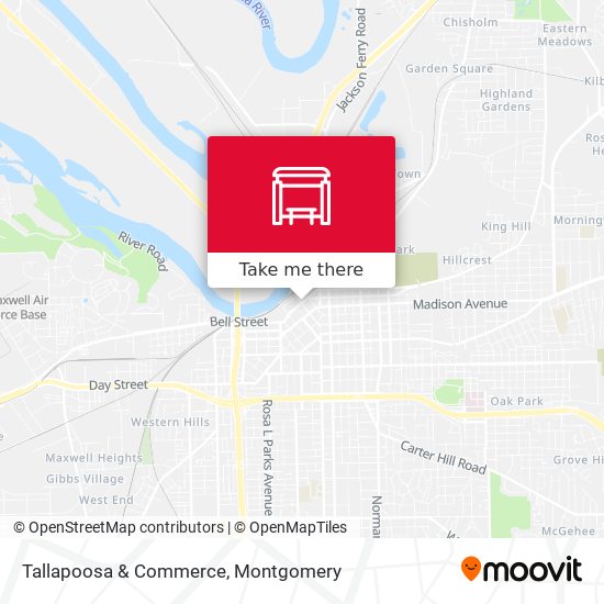 Tallapoosa & Commerce map