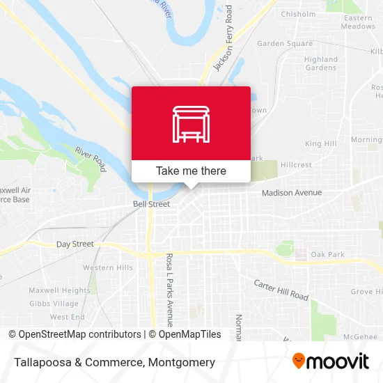 Tallapoosa & Commerce map