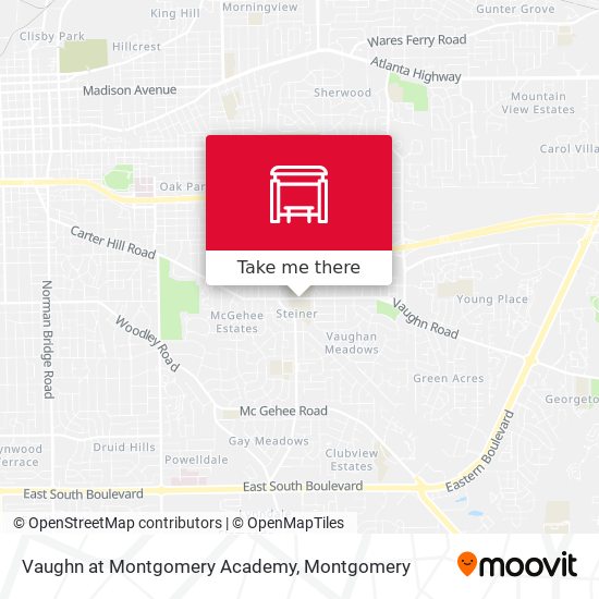 Vaughn at Montgomery Academy map