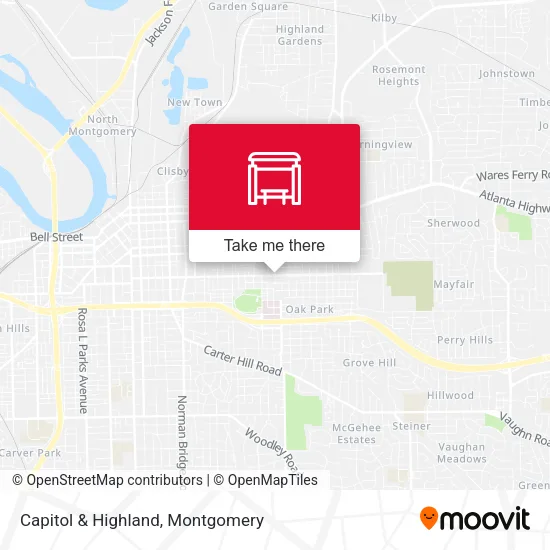 Capitol & Highland map