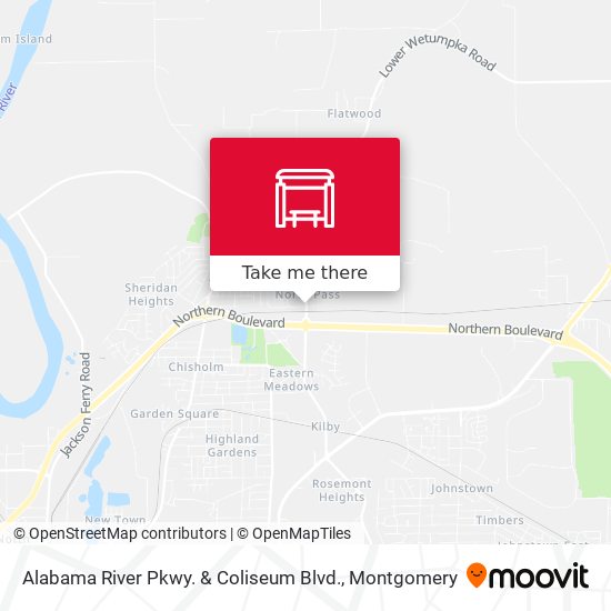 Alabama River Pkwy. & Coliseum Blvd. map