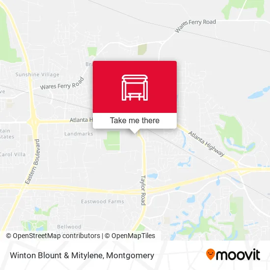 Winton Blount & Mitylene map